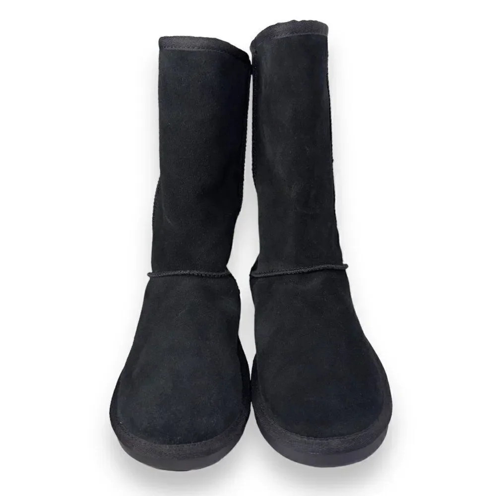 Koolaburra by UGG Koola Tall Boots Black Suede‎ 1020172 Youth 5 Women's 6